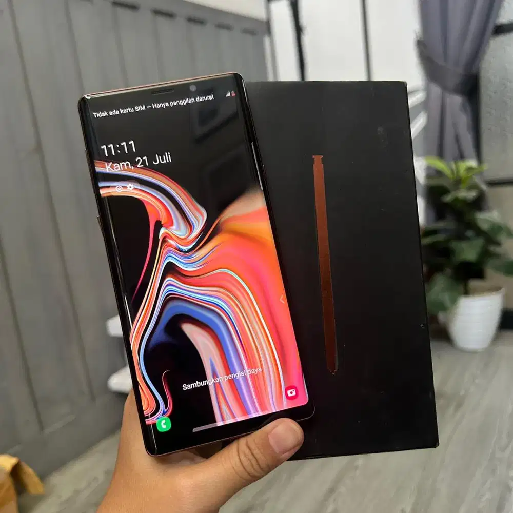 samsung galaxy note 9 6/128gb tombol volume tidak bisa