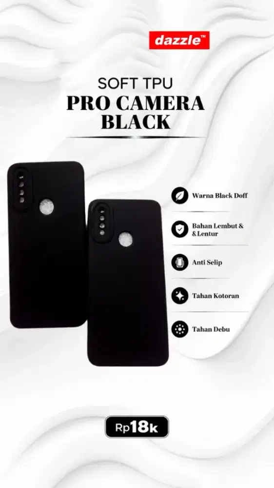 Soft Tpu Pro Camera Black
