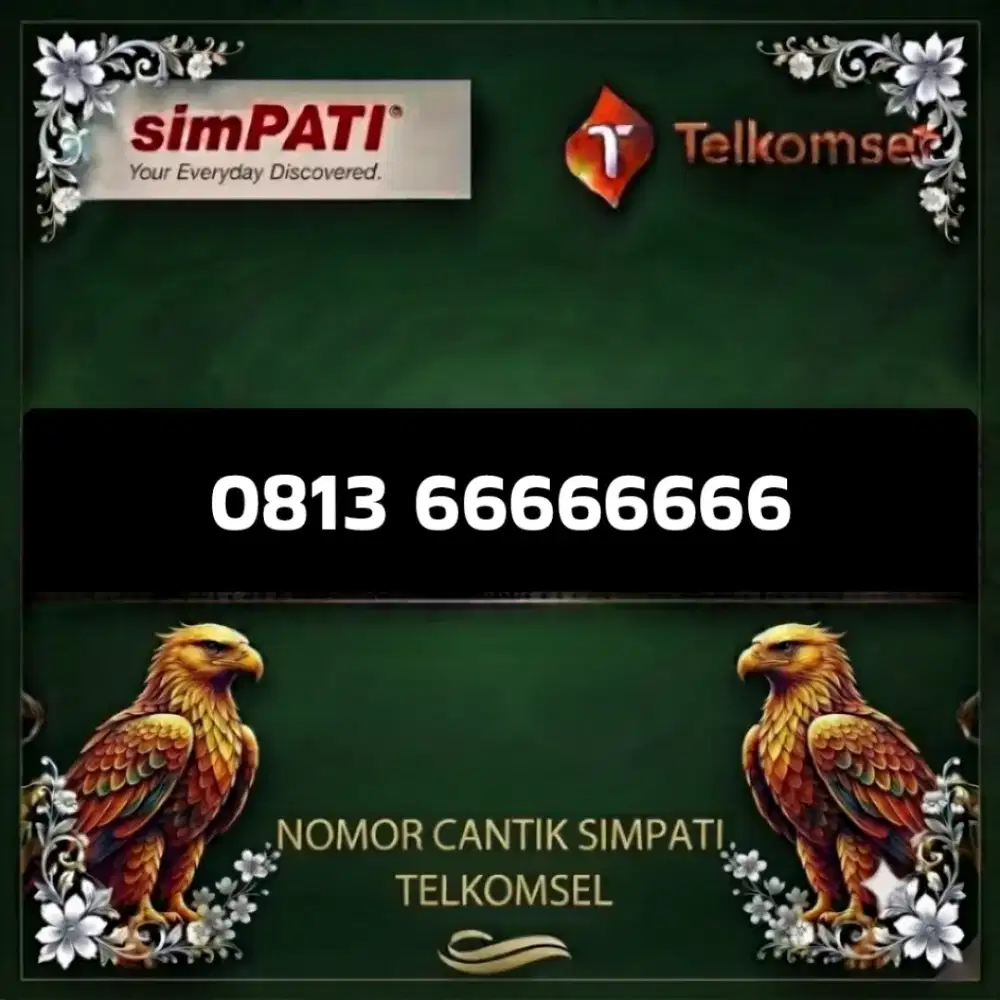 Perdana nomor cantik simpati Telkomsel super istimewa