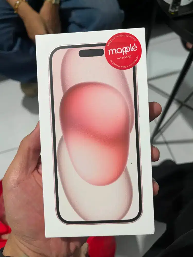 iphone 15 128gb pink segel box
