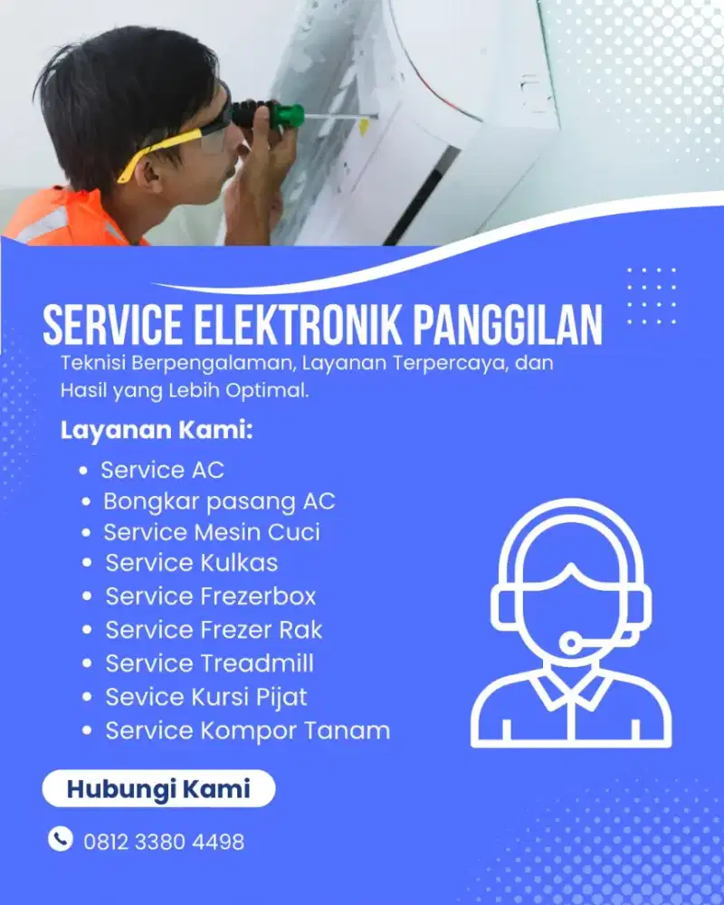 Service Kulkas Mesin Cuci Bongkar Pasang Servis AC Treadmill Surabaya