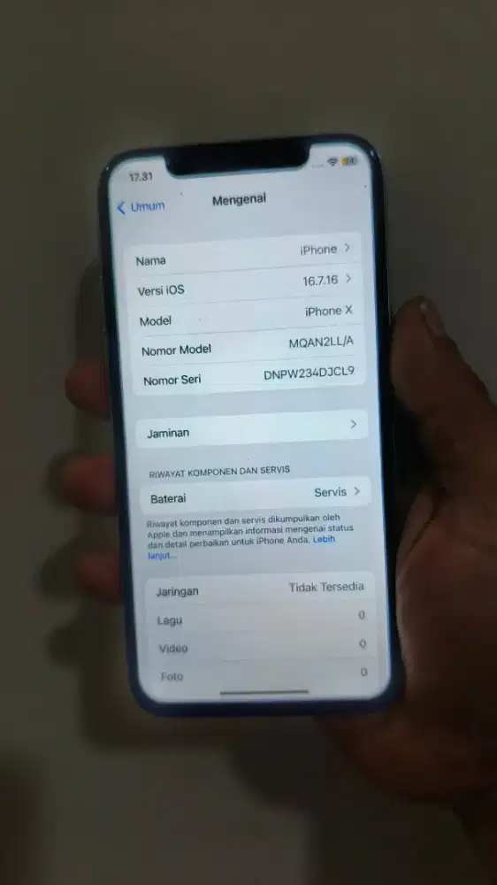 Iphone X 256 gb whitelist