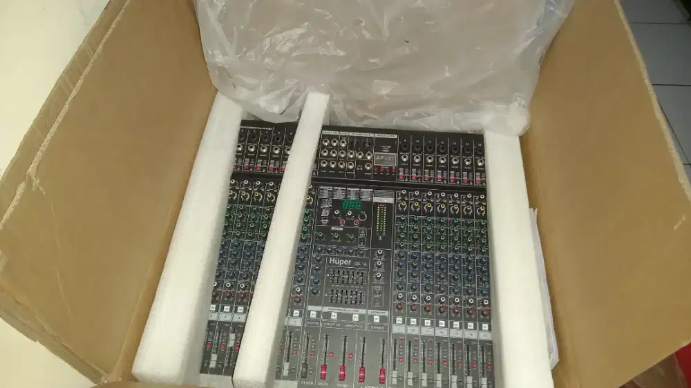 Mixer huper qx16 16 chanel murni masih baru dus