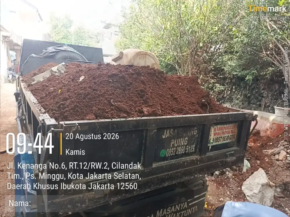 Jasa buang puing dan buang sampah