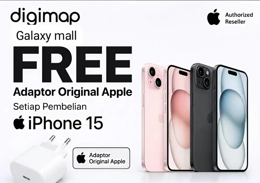 iPhone 15 free adaptor