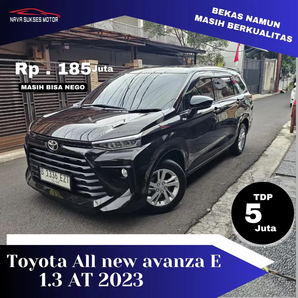 TDP 5 JUTA * AVANZA E AT 2023 *