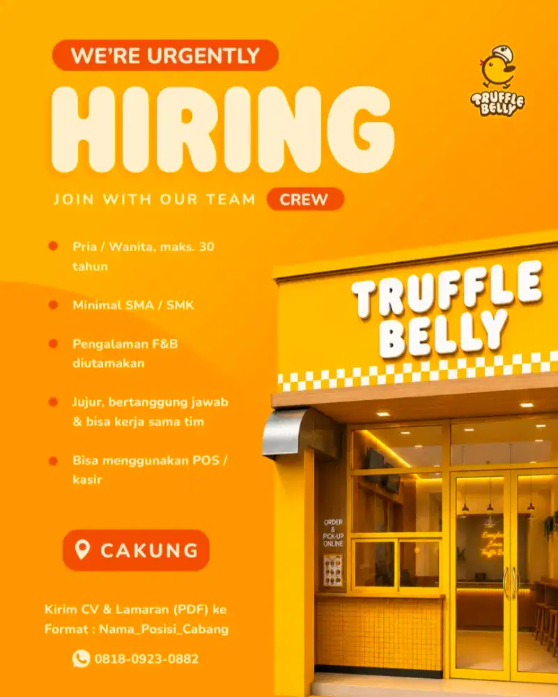 Outlet Crew Truffle Belly Cakung