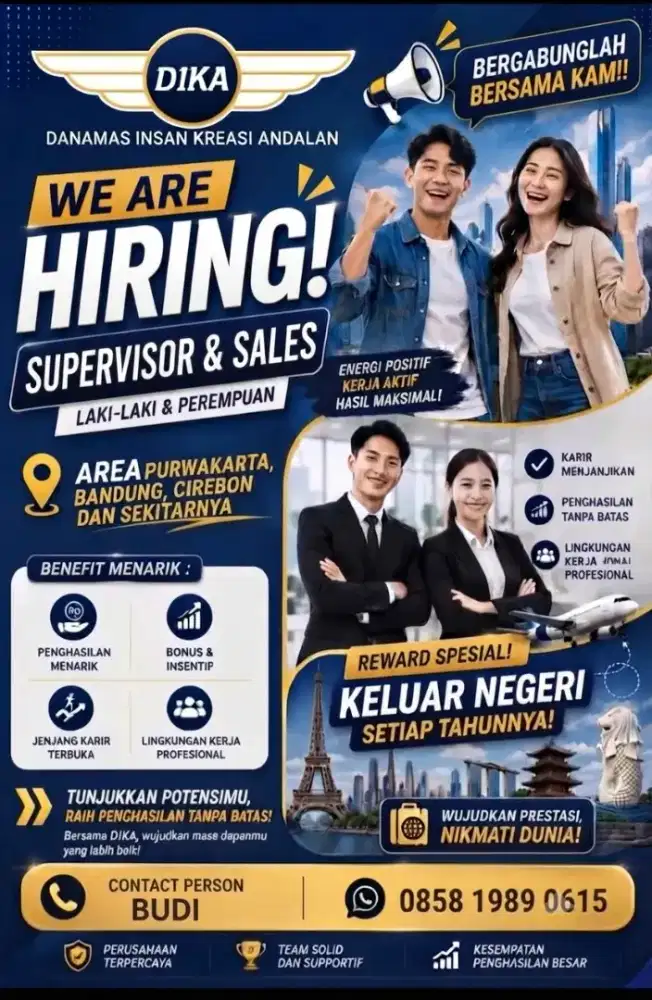 Loker Supervisor & Sales Bank Digital
