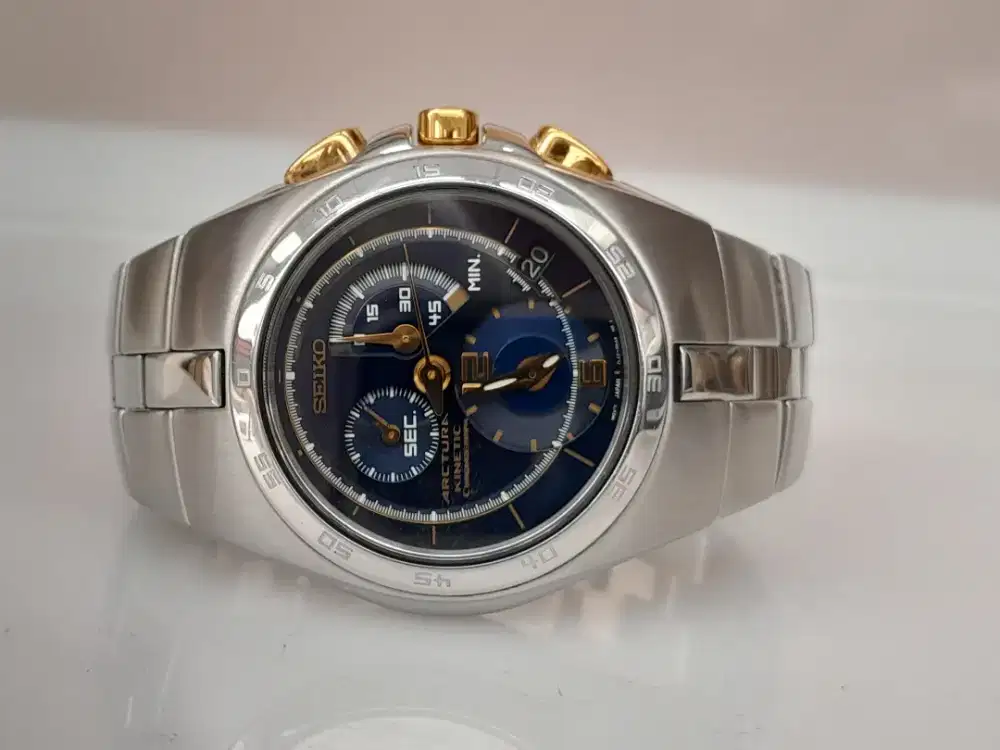 Jam Seiko Arctura Kinetic Chronograph Mens Original