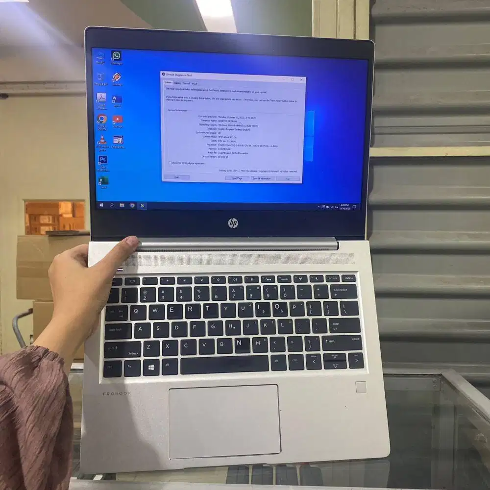 Hp probook 430 G6/G5 Core i5 gen 8Th Ram8GB/SSD256GB *VR