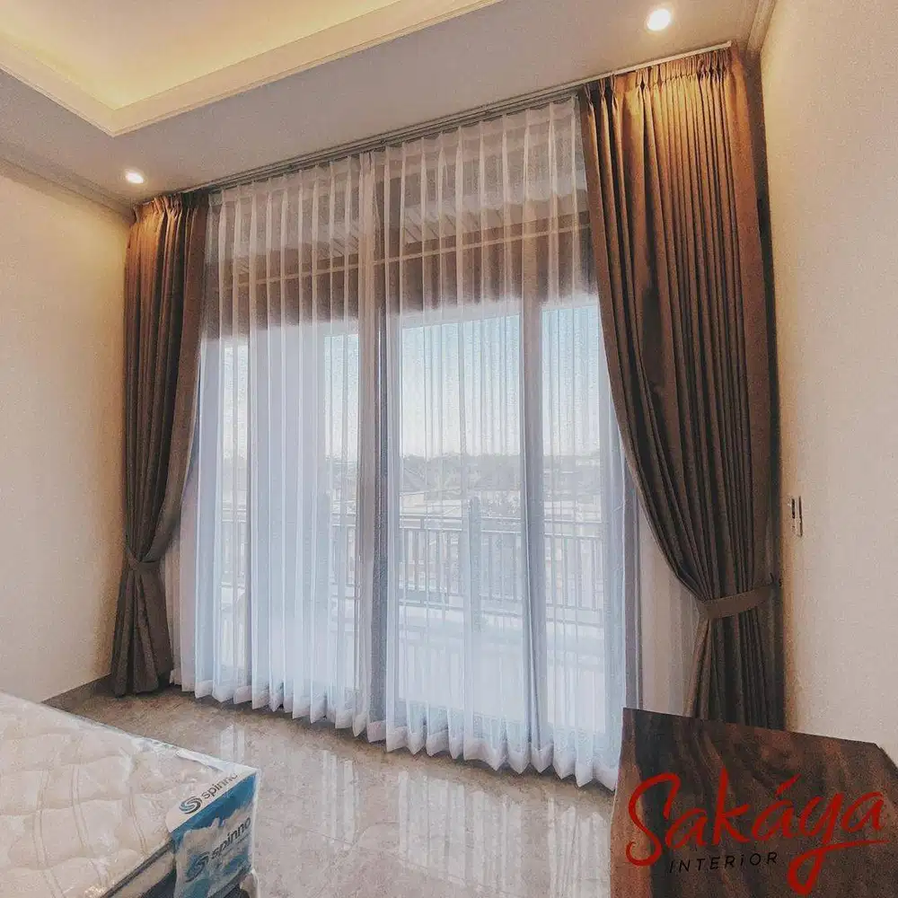Pembuatan Gorden Pasang Wallpaper Korden Gordeng Horden Roller Blind