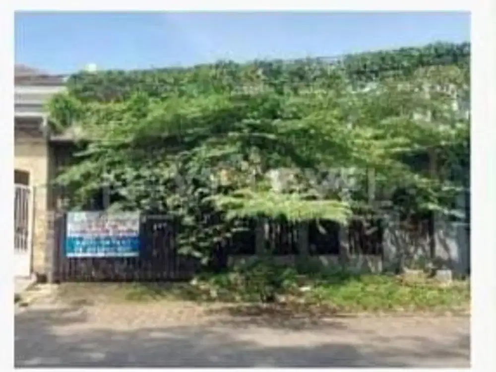 Lelang cash/KPR rumah di wisata semanggi Wonorejo surabaya timur