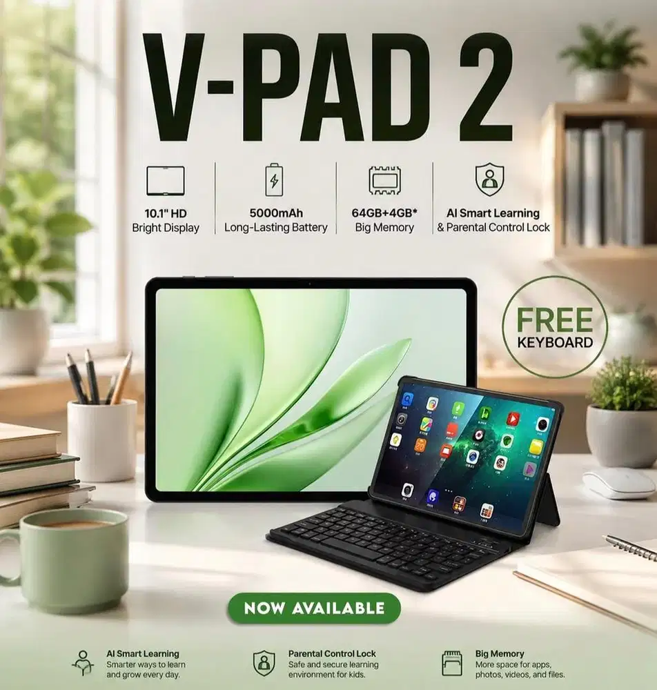 Villaon VPAD 2 4G 4/128 Grey + keyboard (baru)/msi