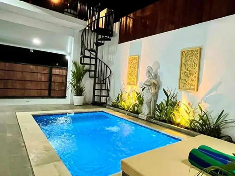 [Amr-230.Srt] Annual Rental Brand New Villa In Kemenuh – Private Pool & Rooftop Bale Bengong