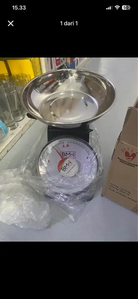 Ready timbangan ikan sembako uk 20 kg