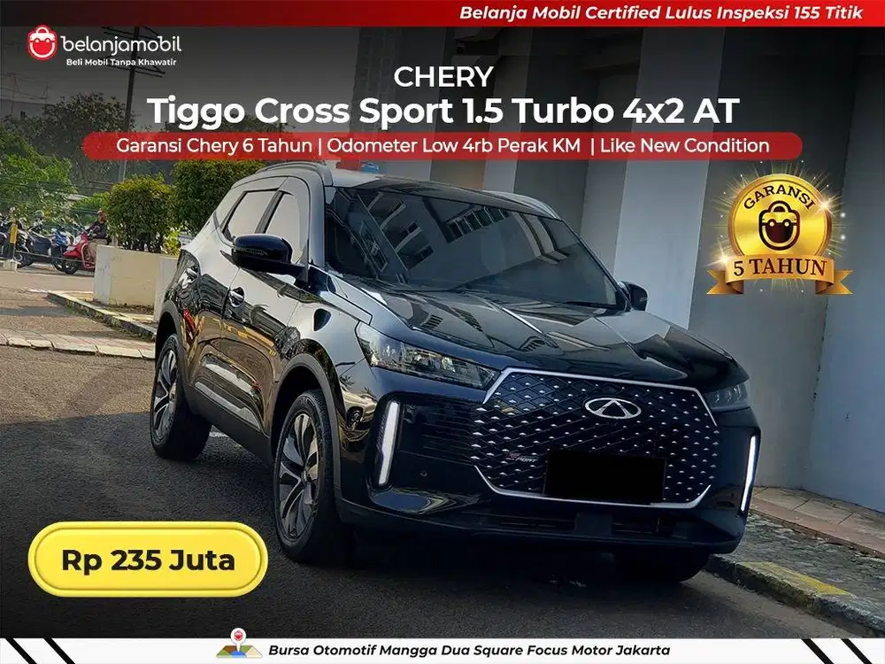 [ LOW KM 4RB ] Chery Tiggo Cross Sport 1.5 Turbo 4x2 AT 2025/2026