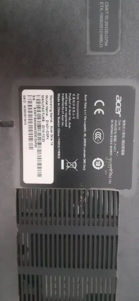 laptop acer kondisi apa adanya