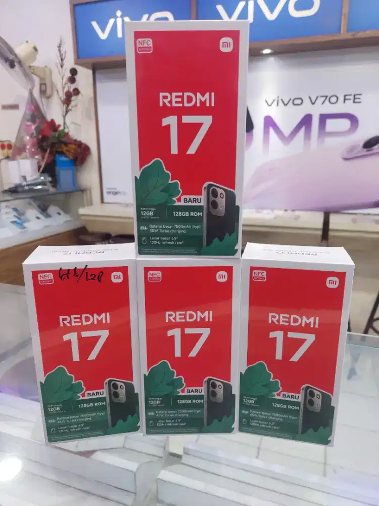 XIAOMI REDMI 17 6+6/128GB Garansi resmi 2th