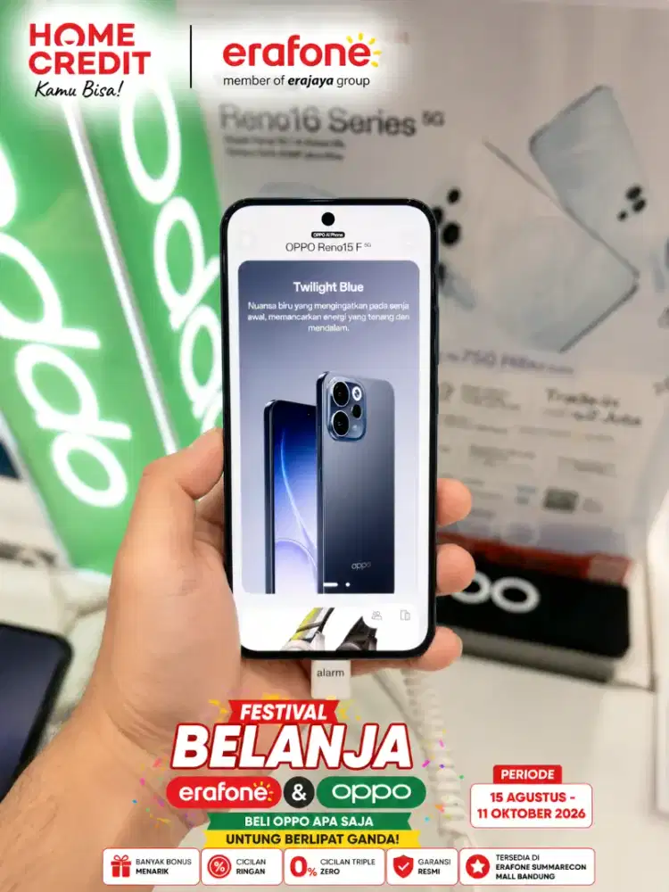 OPPO Reno 15F | Erafone Summarecon Mall Bandung | Home Credit