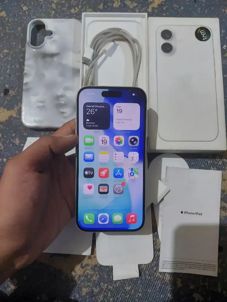 Iphone 16 128 gb ibox pa/a fullset ori nominus