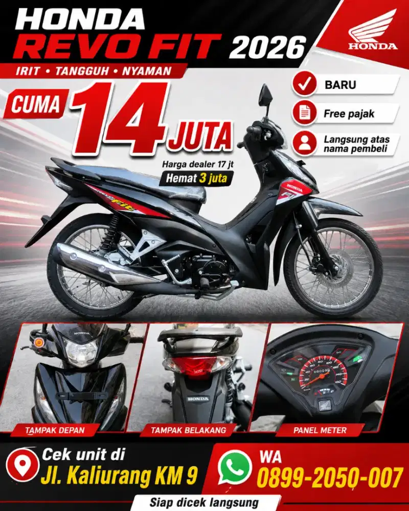 Honda Revo Fit Baru Murah
