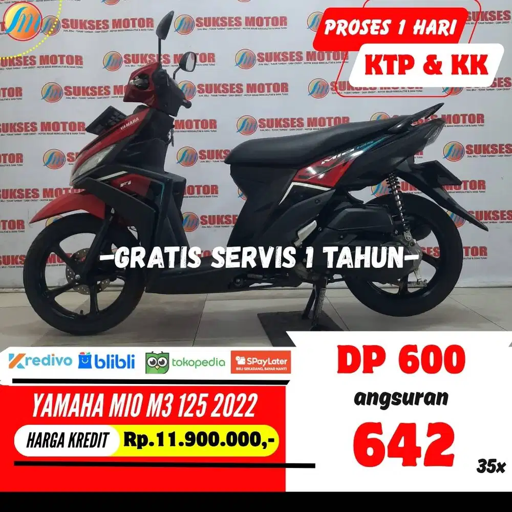 DP CUMA 600RIBU YAMAHA MIO M3 125 2022 ANGSURAN SANGAT RENDAH