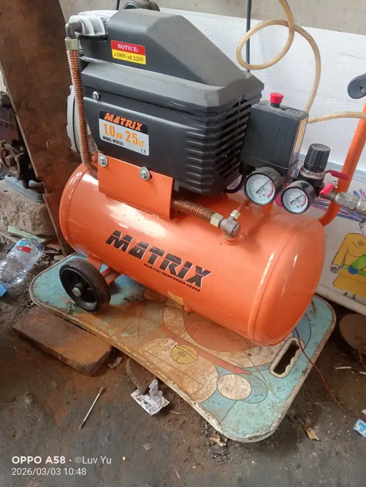 Kompresor matrix 1 hp, 25 Liter