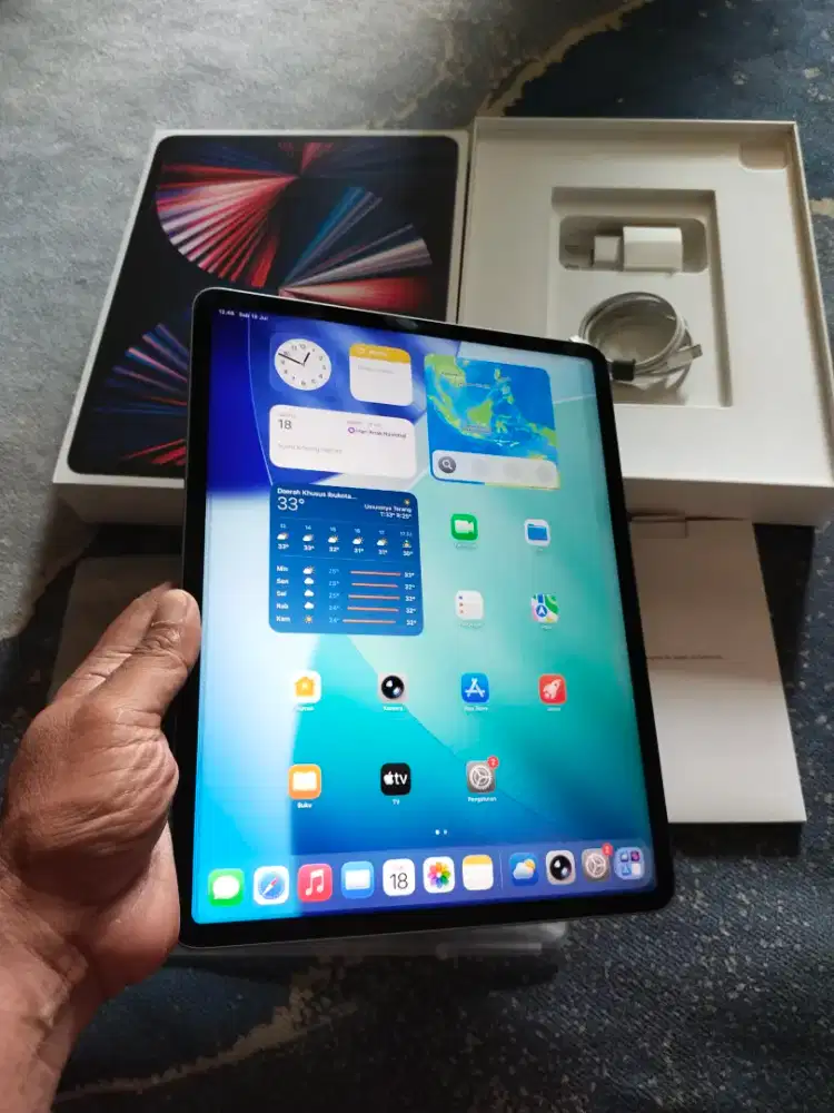 Ipad Pro Gen 5 1TB Wifi ibox Fullset ori MINUS baca deskripsi bisa tt