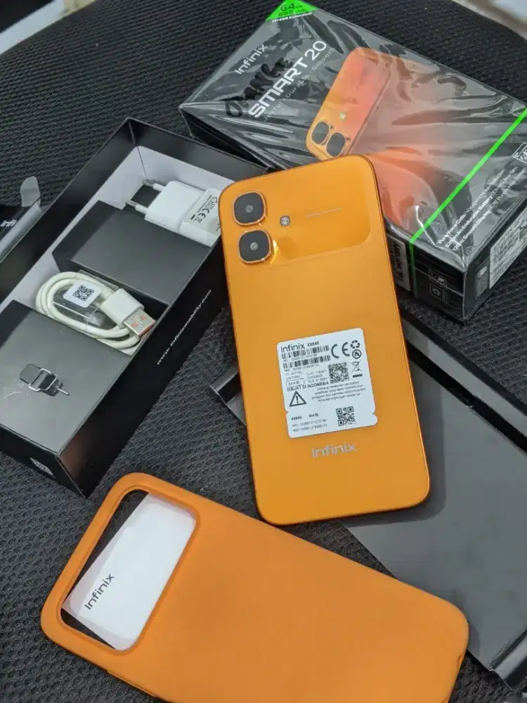 infinix Smart 20 Ram 8GB 4+4GB/64GB orange bergaransi 2027