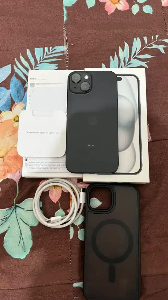 iphone 15 128gb ibox black second resmi