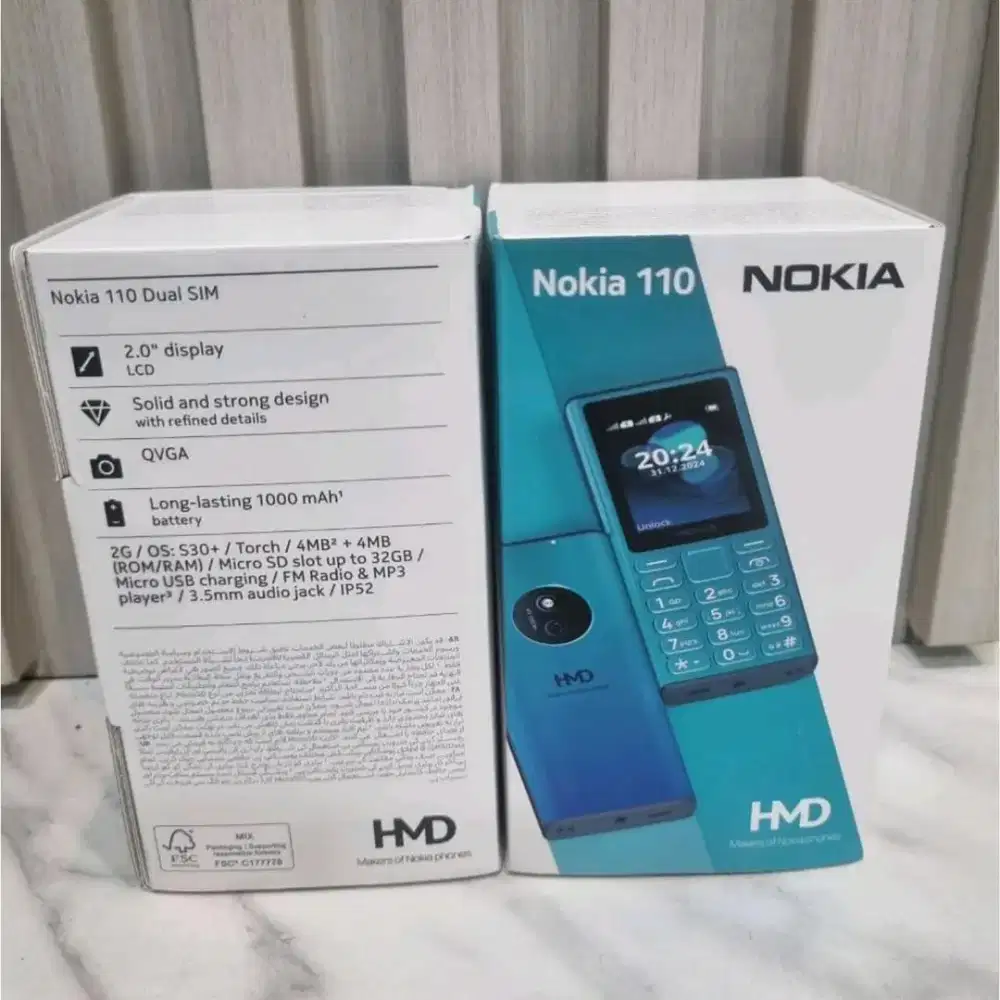 NOKIA 110 Fox 2024 Garansi Resmi