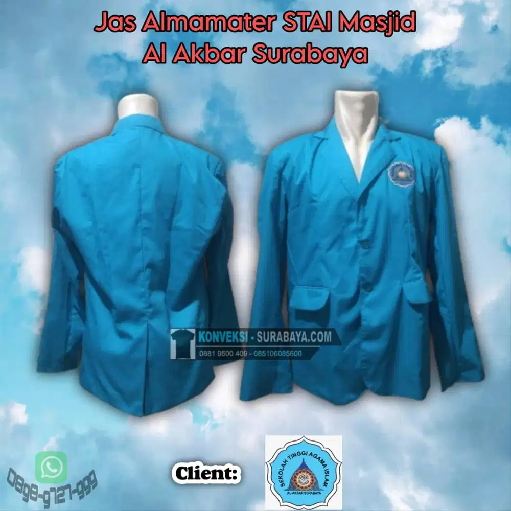 Pusat Konveksi Jas Almamater Kampus & Sekolah di Surabaya