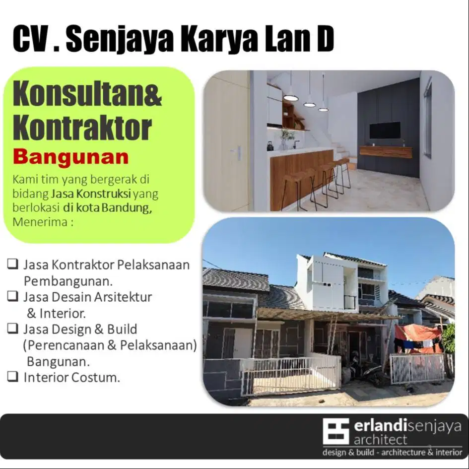 Jasa Kontraktor/ Arsitek & Interior/ Renovasi/ Tukang/ Kitchen Set