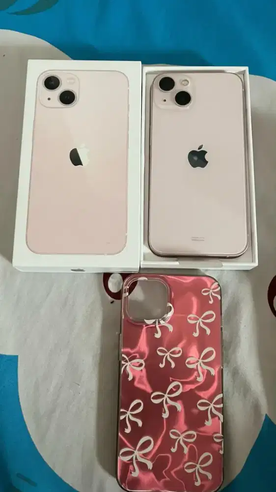 iphone 13 ibox 128gb pink bh 89% fullset ori