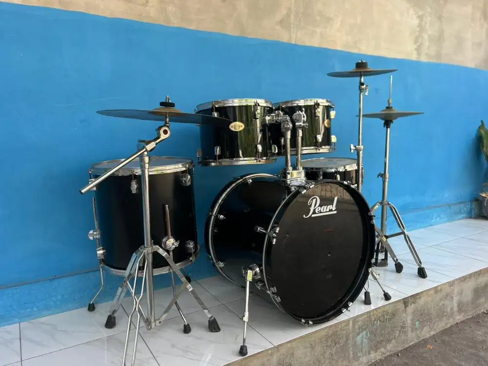 Drum pearl target full set simbal