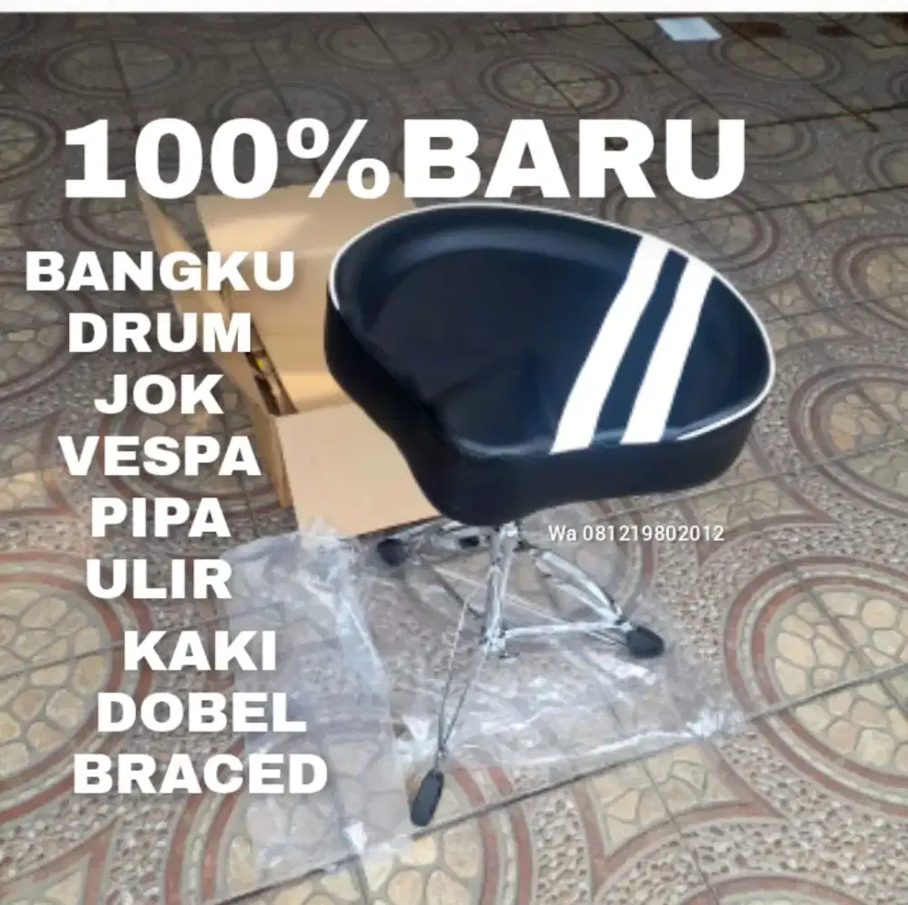 100%br JOK VESPA BANGKU DRUM CINA