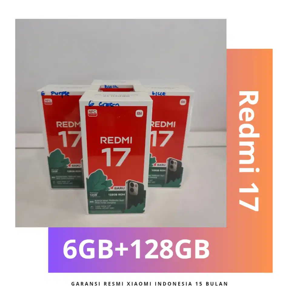 Redmi 17 Garansi Resmi Indonesia