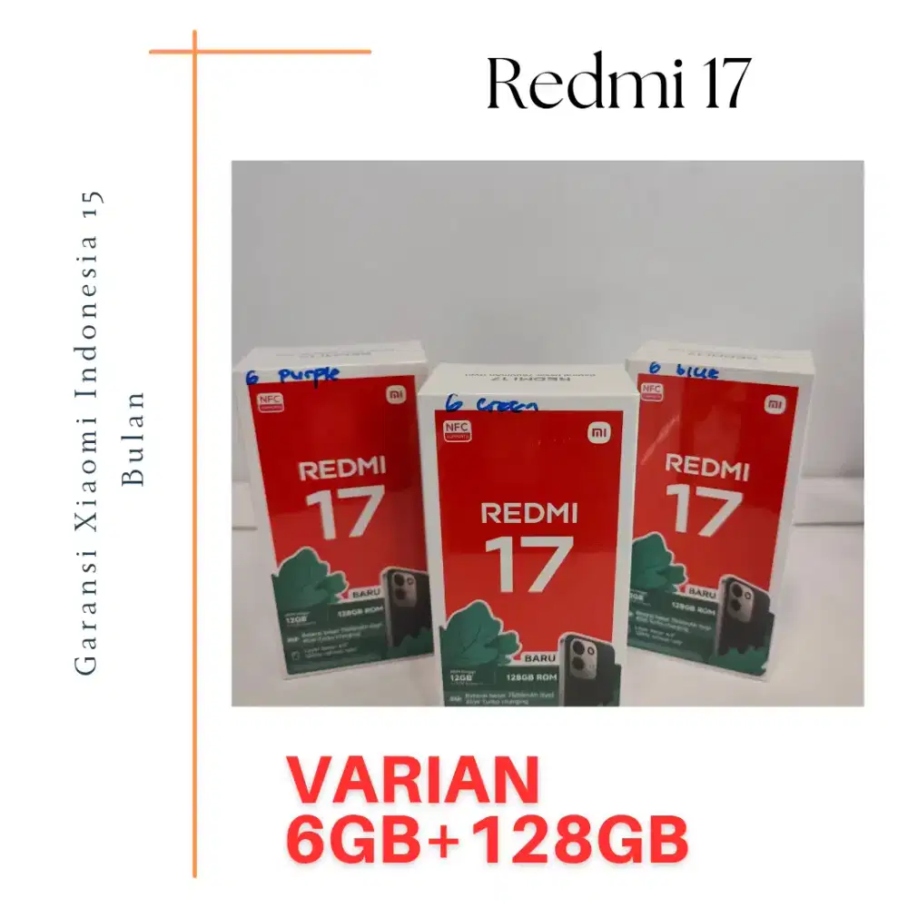 Redmi 17 Garansi Resmi Indonesia
