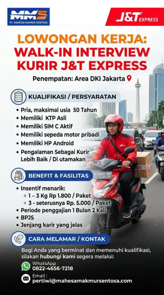 Lowongan untuk kurir