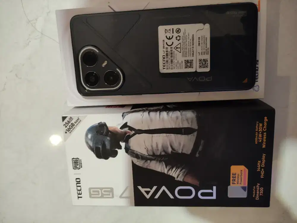 Tecno Pova 7 5G 8/256gb Garansi 2027