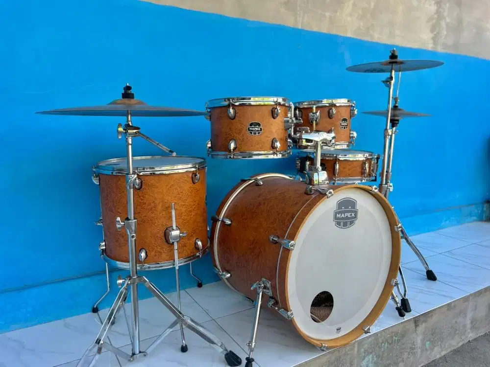 Drum mapex storm full set simbal meinl