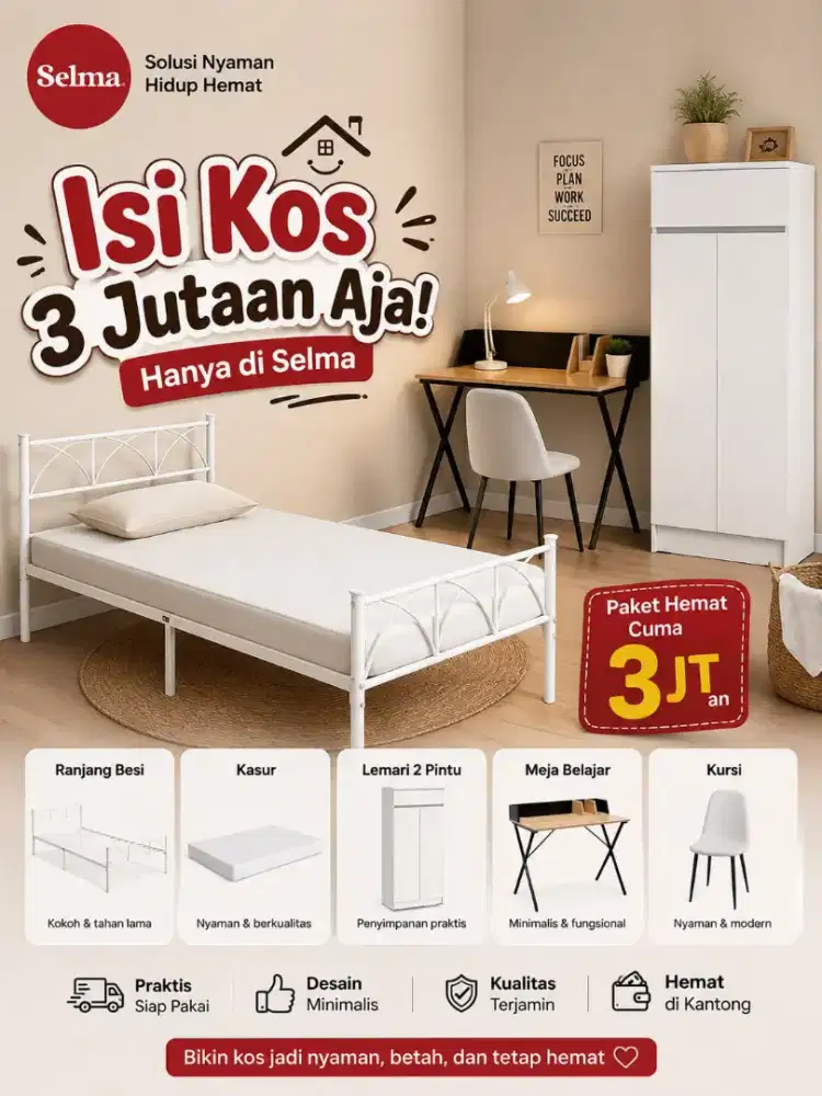 Isi kos cuman 3 juta