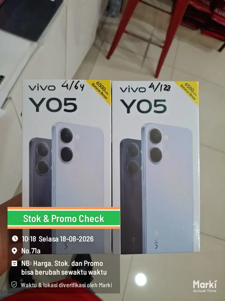NEW VIVO Y05 SERIES. NEW PRODUCT GARANSI RESMI. SEGEL