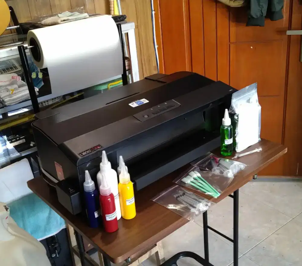 Printer dtf jaka ,oven dan alat press hanya 14jt