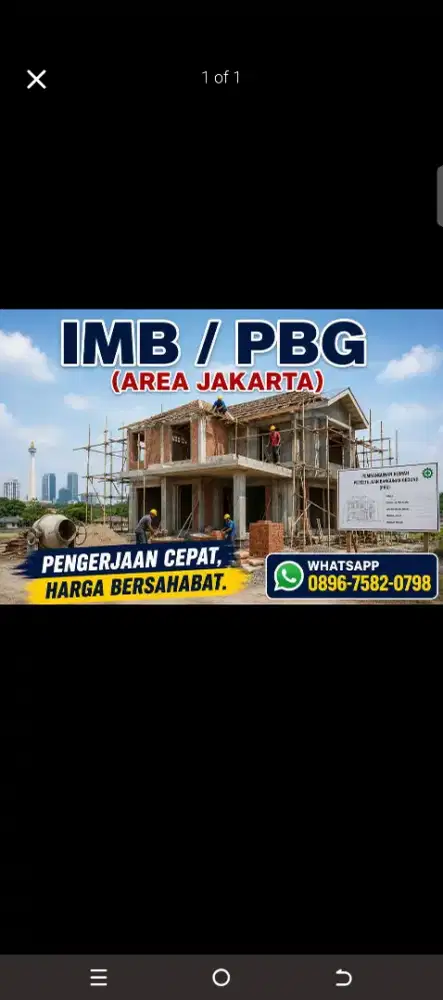 ((NEGO SAMPE JADI)) IMB/PBG, MURAH BGTTT, PROSES CEPET BGTTT. AREA JKT