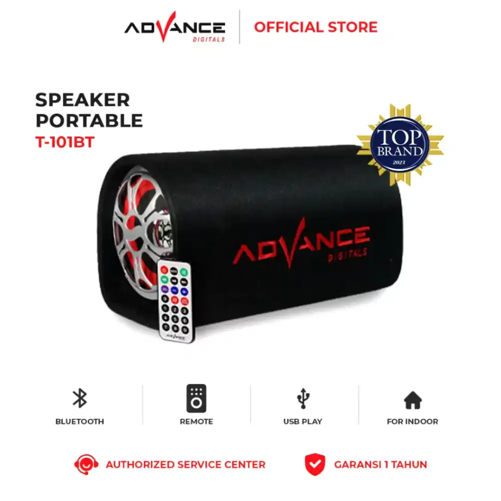 Speaker Karaoke Bluetooth Advance T-101BT