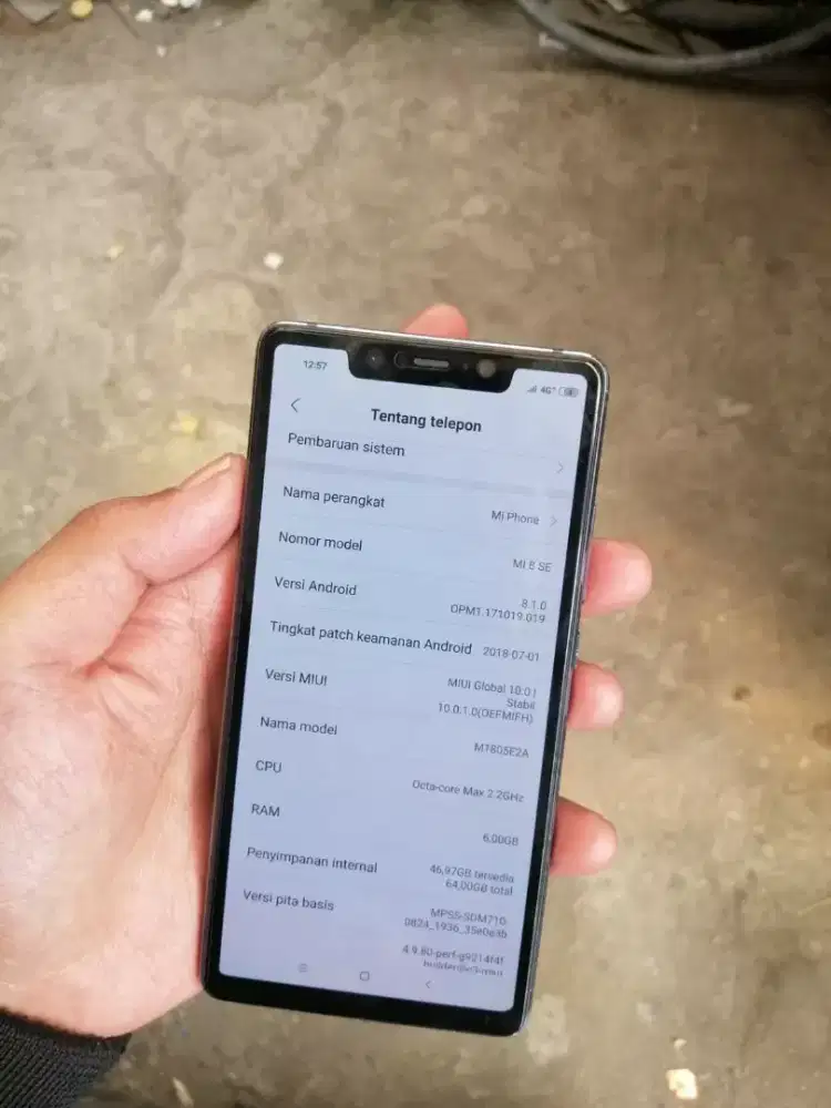 Mi 8 Se 6/64 siap pakai