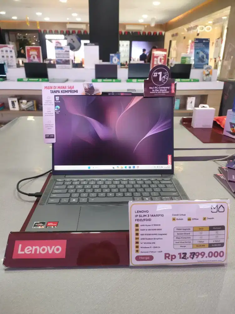 PROMO LAPTOP LENOVO IPS 3 | AMD RYZEN 5 16/512