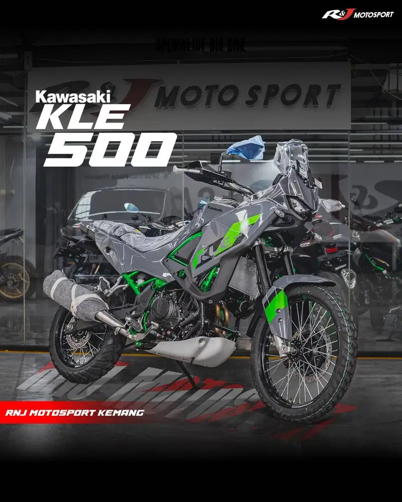 Kawasaki KLE 500 Special Edition Tahun 2026 Langsung atas nama pembeli