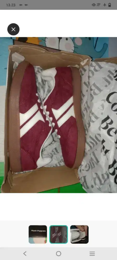 Hush puppies Original Sepatu Maroon